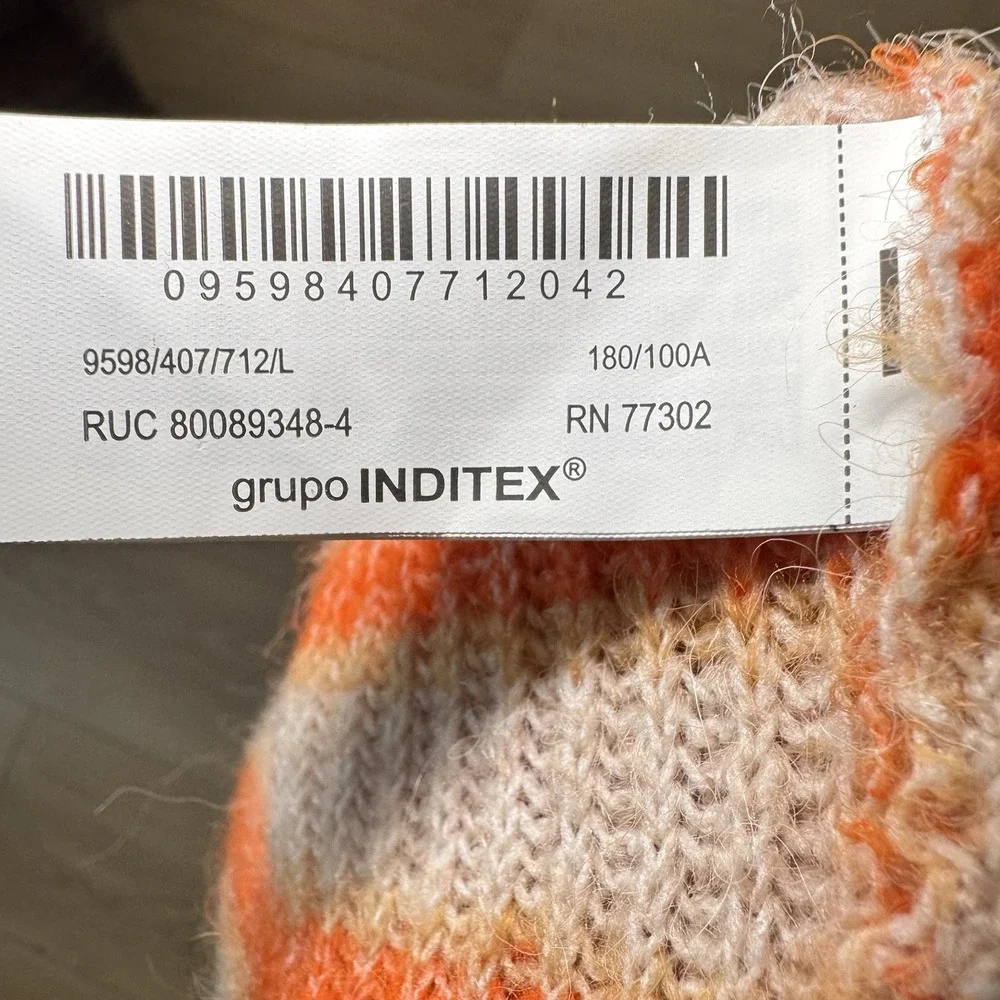 ZARA Men's L Mohair  Alpaca Wool Blend Sweater‎ Daniel Kim Reasonable Doubt NWOT